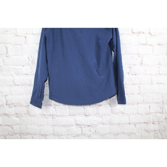 LL Bean Carbon Navy Polyester Full Zipper Windproof Softshell Jacket Small - Picture 6 of 9